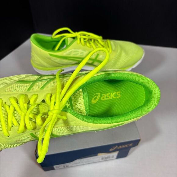 Asics 33-DFA 2 Running Shoe in sharp green/ jasmine green/flash NIB SIZE 12 - Picture 13 of 15